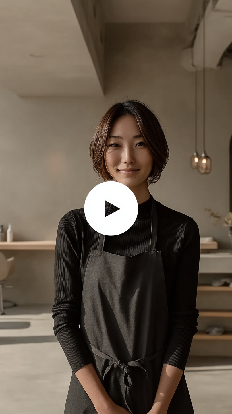 美容室の採用動画イメージ